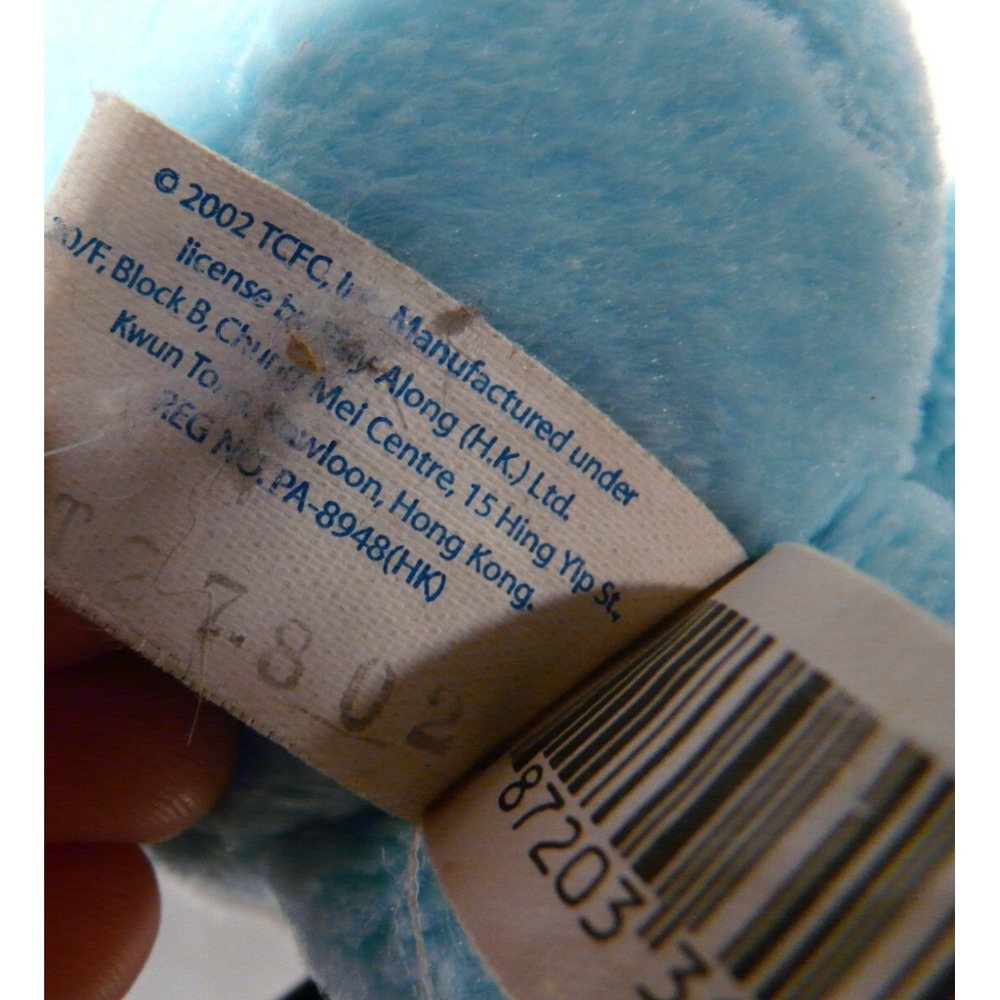 VTG 2002 Care Bears Plush Bedtime Bear 8" Stuffed Animal Blue Moon Gold Star Toy - Picture 8 of 10